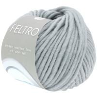 Пряжа Lana Grossa FELTRO 117 (серо-синий); Состав: 100% Натуральная шерсть; 50 гр / 50 м