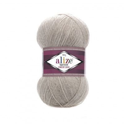 ALIZE SUPERWASH COMFORT SOCKS ( 152 ) 75% SW Шерсть 25% Полиамид 100 г/420 м