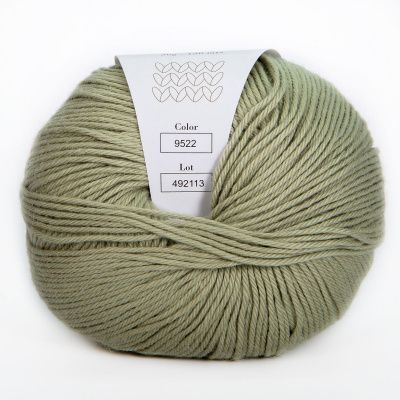 Infinity Cotton Alpaca ( 9522 LIGHT OLIVE GREEN)  85% хлопок, 15 % беби альпака 50гр/150 м